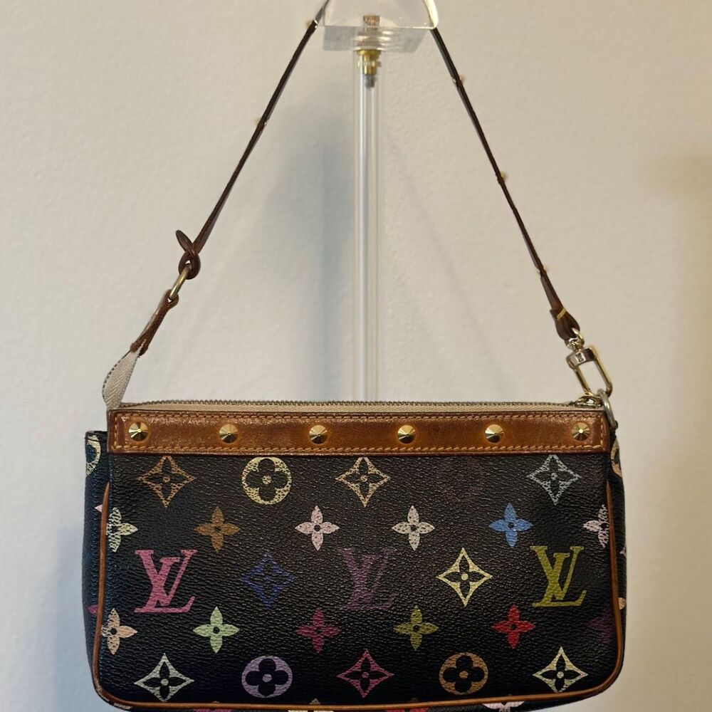 Louis Vuitton x Murakami 2003 multicolore pouchette